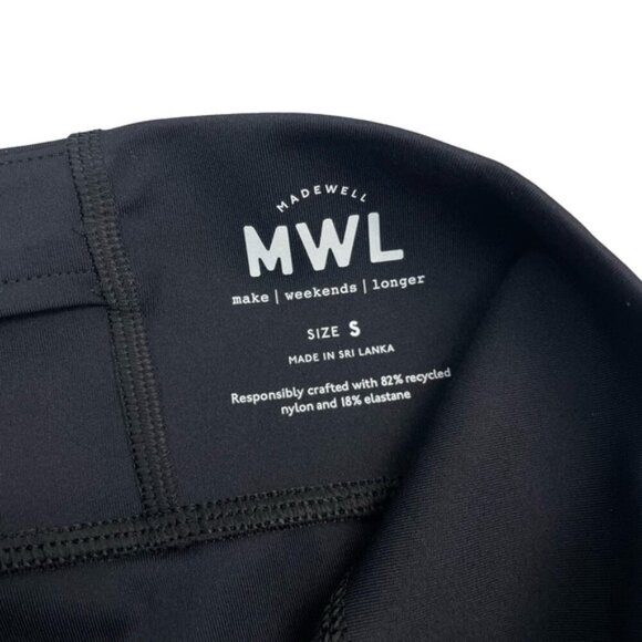 NWT Madewell MWL Form Womens High-Rise 7" Biker Shorts Small - Picture 4 of 7